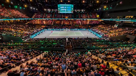 Volledig arrangement met tickets voor het ABN AMRO Open tennistoernooi 2025 en een hotelovernachting in Rotterdam