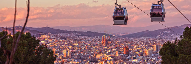 Über den Dächern von Barcelona